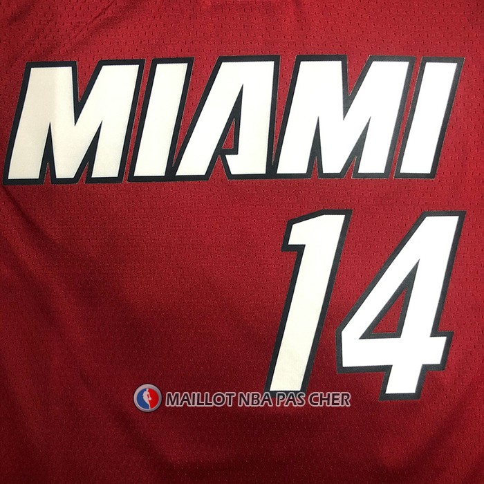 Maillot Miami Heat Tyler Herro NO 14 Statement 2020-21 Rouge